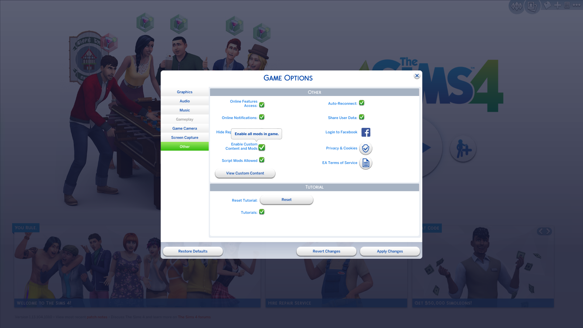 How to install mods for the sims 4